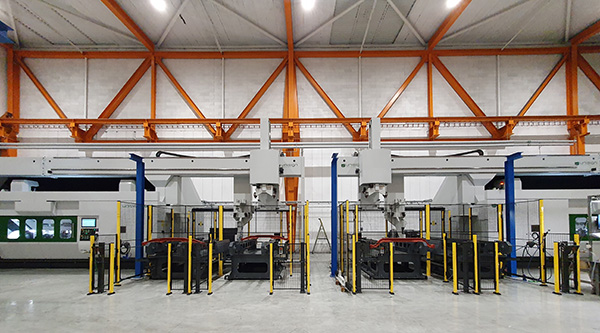 Front axle machining - Unitwin at Bharat Forge Kilsta