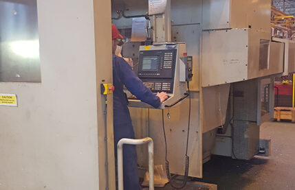 KNDS UK - Unisign CNC machine