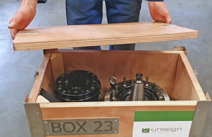 Rental system for machining heads - Unisign Machine Tools