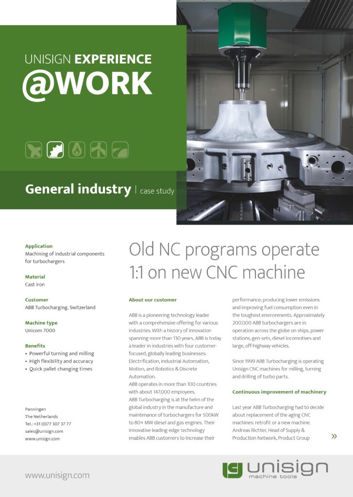 Case study-ABB Turbocharging-Unicom7000