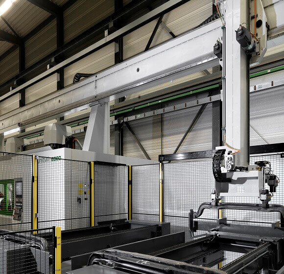 UNITWIN CNC machining centre | Dedicated for truck front axle machining UNITWIN CNC machining centre | Dedicated for truck front axle machining | All-in-one solution for truck industry | unisign.com