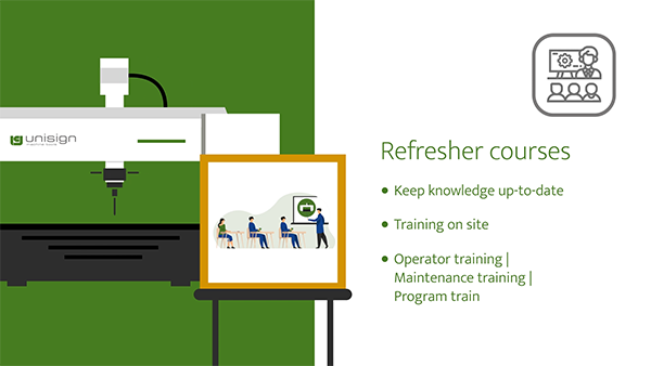 Training courses for CNC machines
