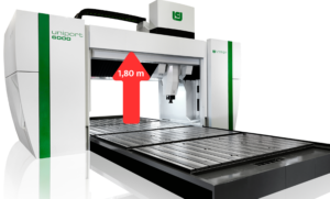 UNIPORT6000 CNC machine | Machining of large components | Clearance height of max. 1,8 m | unisign.com