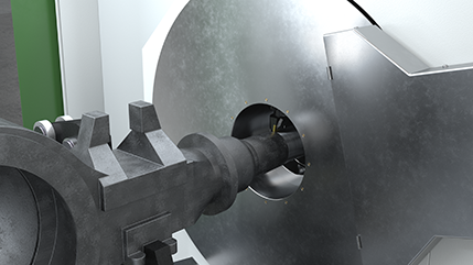 UNIAXLE CNC Machine | New machining method of rear axles UNIAXLE CNC Machine | New machining method of rear axles | Cutting tool rotating around rear axle | unisign.com